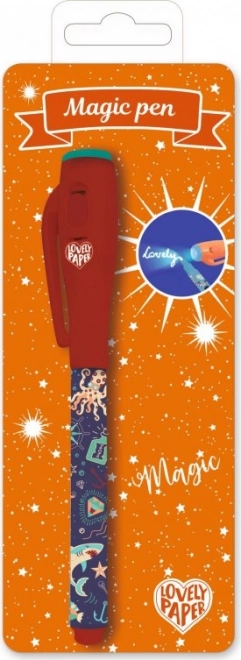 Magische pen met onzichtbare inkt DJECO – zeedieren