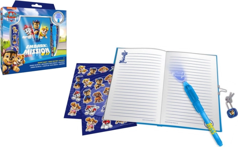 Herinneringsboek met magische pen PAW PATROL