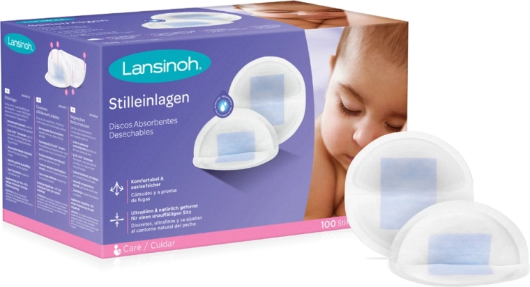 Lansinoh wegwerp-borstkompressen, 100 stuks