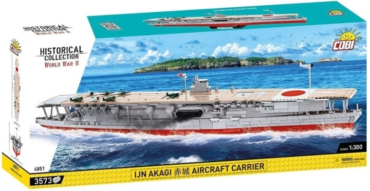 Bouwset van vliegdekschip IJN Akagi