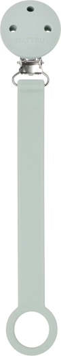 Nattou siliconen fopspeenclip Sage green