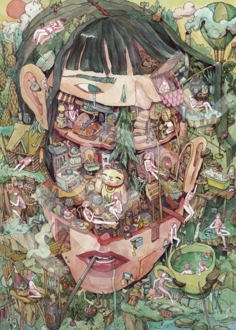 Heye puzzel Thuis van gedachten 1000 stukjes