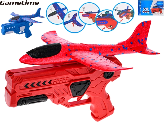 Gametime pistool met schuimlancerend vliegtuigje voor kinderen