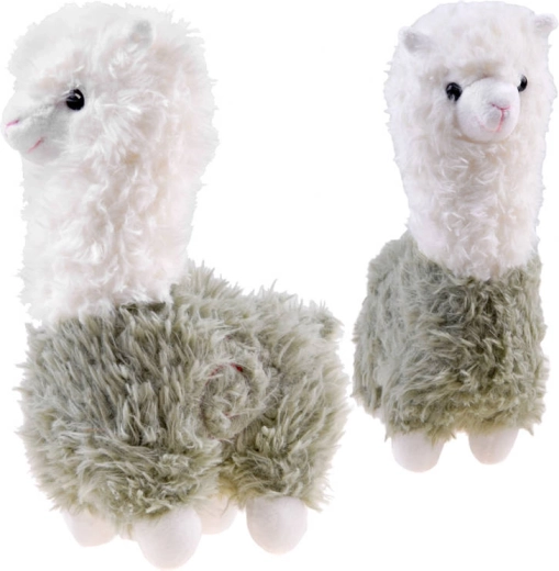 Pluchen alpaca – zachte lama 28 cm – Groen