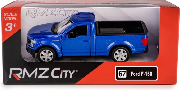Metalen model rmz city ford f-150 1:32 blauw