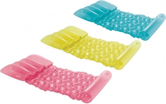 Opblaasbaar transparant waterligbed 173 × 89 cm, 3 kleuren