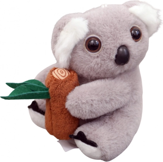 Pluchen koala-hanger met karabijnhaak 12 cm