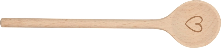 Houten pollepel met hartje Goki