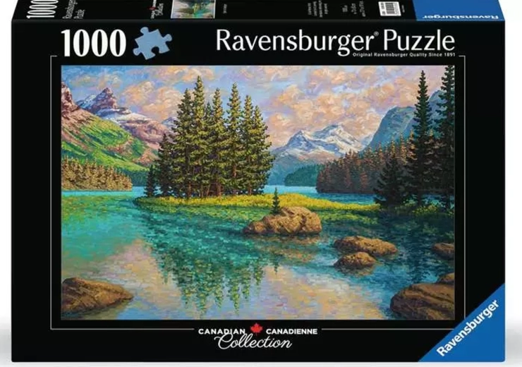 Ravensburger puzzel Canadian Collection: Geest van de Maligne-rivier 1000 stukjes