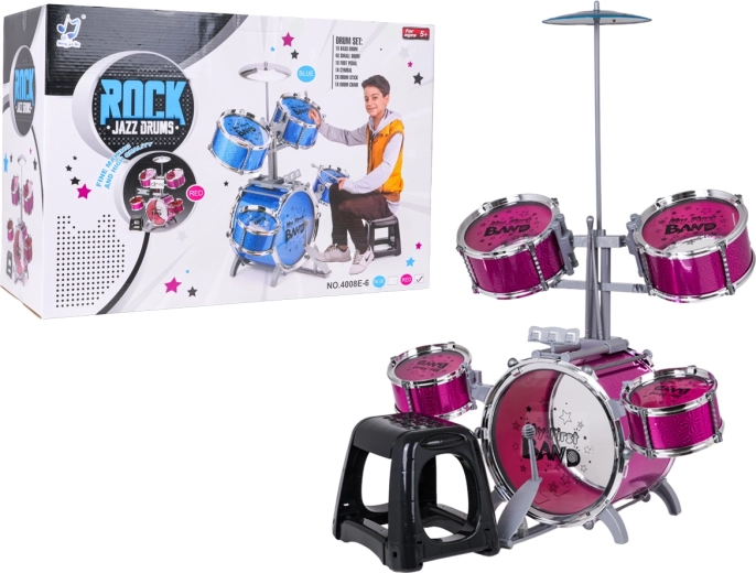 ROCK BAND kinderd drumstel, roze