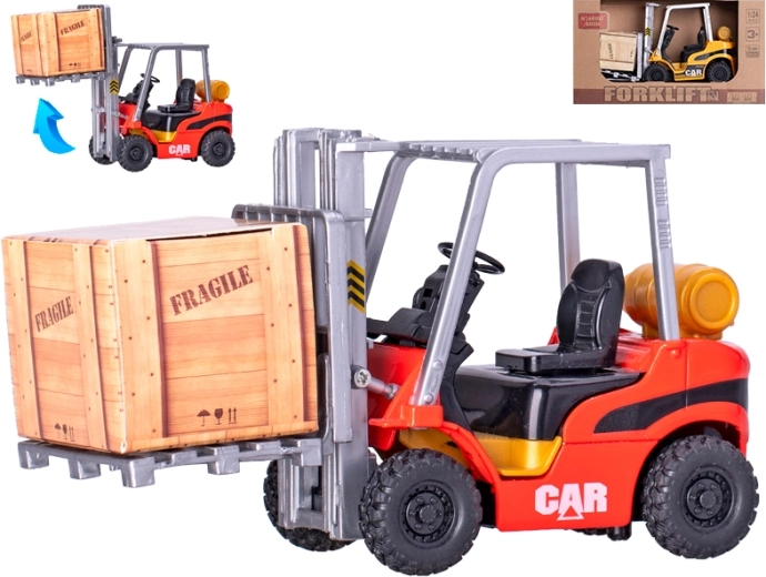 Heftruck met pull-back aandrijving 14,5 cm