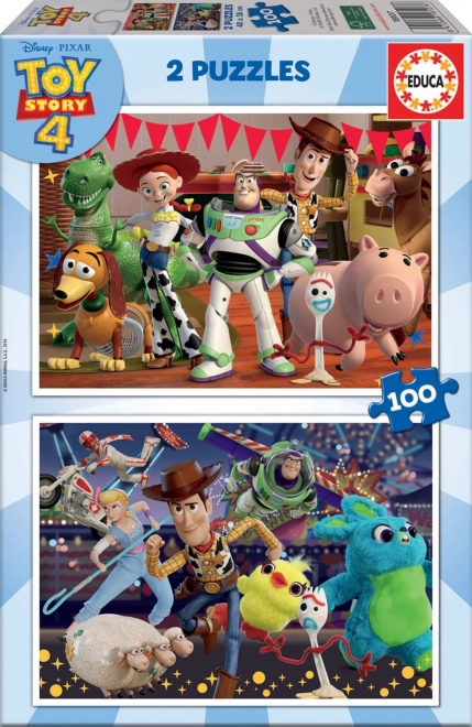 Educa puzzel Toy Story 4 dubbelpak