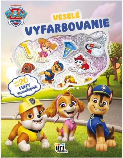 Vrolijk kleuren met superstickers Paw Patrol