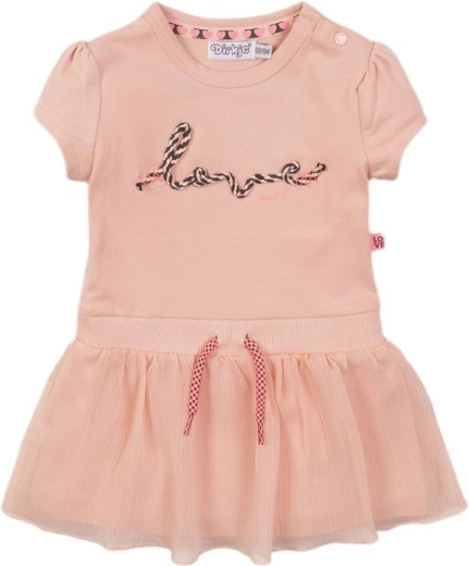 Meisjesjurk Dirkje in roze