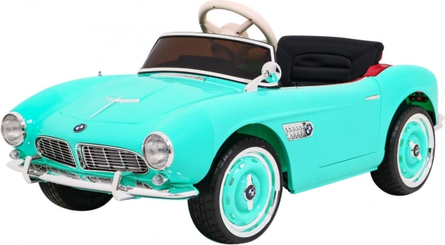 Elektrische loopauto BMW 507 Retro voor kinderen – groen
