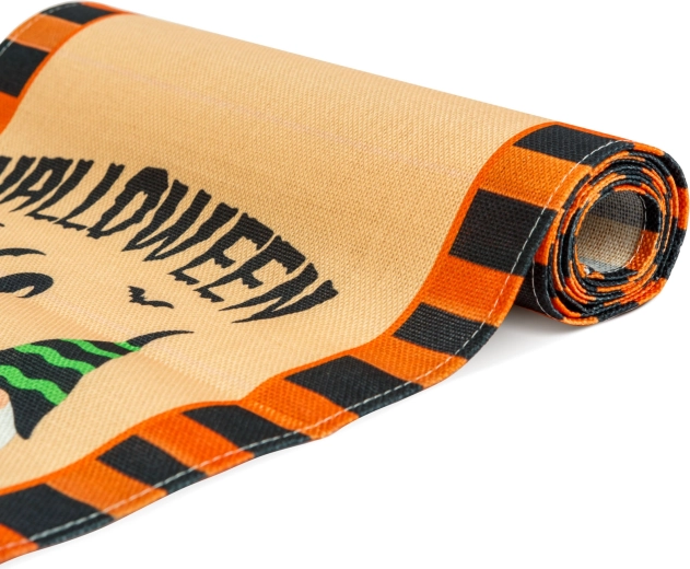 Halloween-tafelloper met kabouters 184 × 33 cm