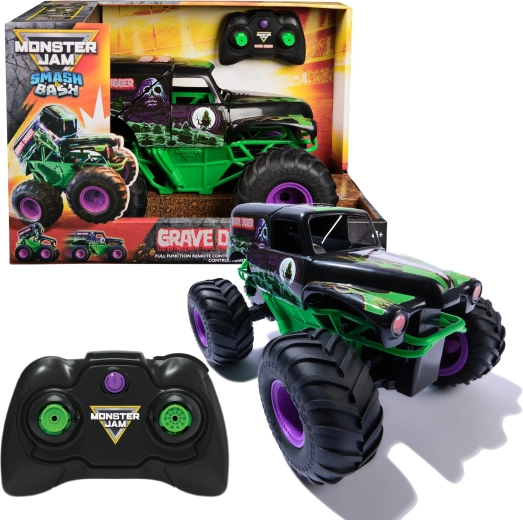 Monster Jam RC truck GRAVE DIGGER Smash & Bash 1:15