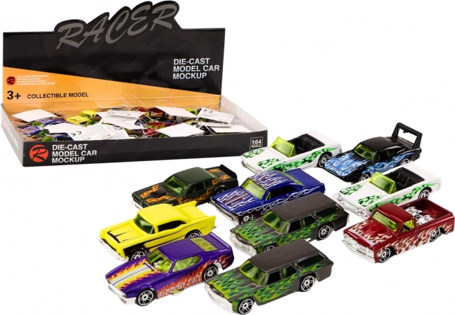 Metalen raceauto 1:64