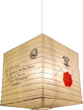 Papieren lampenkap Harry Potter – brief