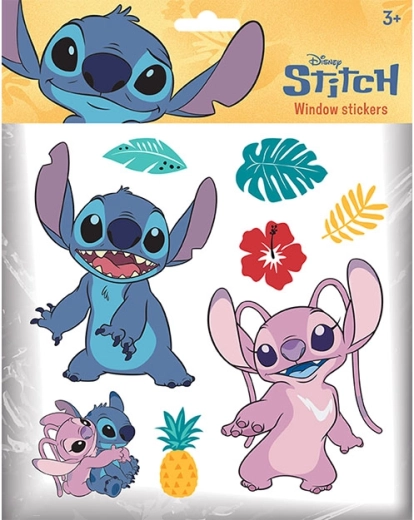 Statische raamstickers Lilo & Stitch
