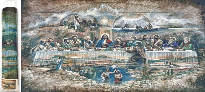 Diamond painting Laatste Avondmaal 80 × 40 cm