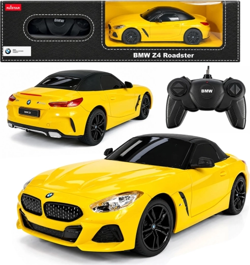 RC auto BMW Z4 Roadster 1:18 geel