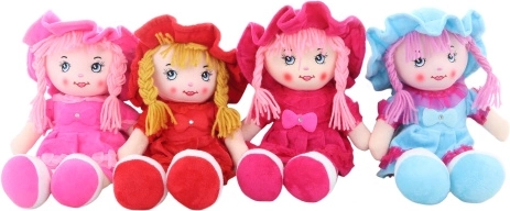 stoffen pop die in het Tsjechisch zingt 35 cm