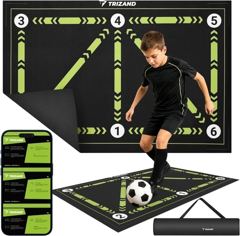 Trizand trainingsvoetbalmat 60 × 90 cm