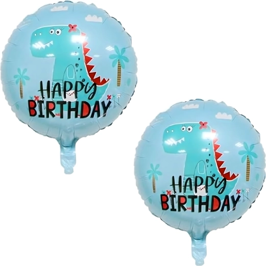 Set van dinosaurusthema verjaardagsballonnen 5 stuks
