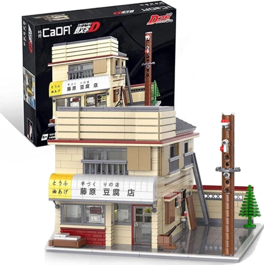 CaDA Initial D Fujiwara Tofu Store bouwset