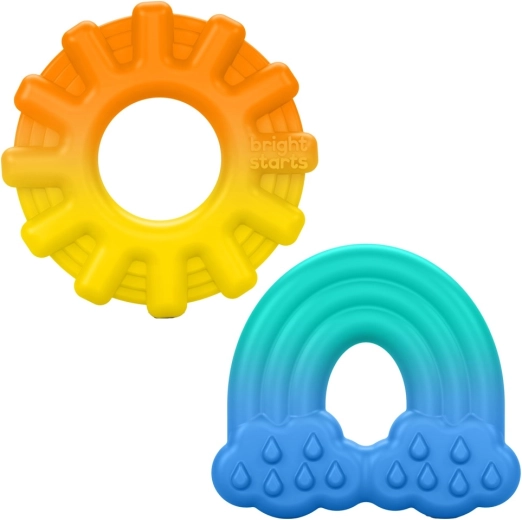 Siliconen bijtringen BRIGHT STARTS Chance of Smiles, vanaf 3 maanden