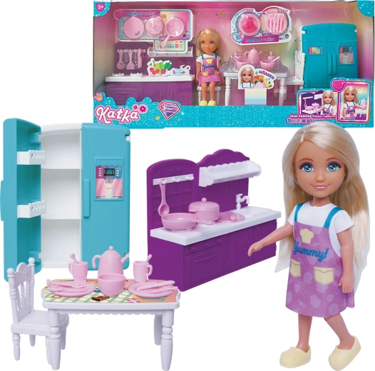 Pop Katka met keukenset