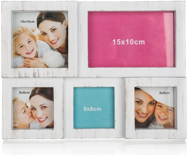 Fotolijst voor 5 foto’s 29,5 × 21,8 cm