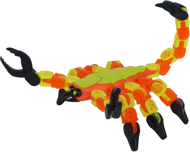 Klixx Creaturez schorpioen – buigbaar klikfiguur voor creatief spel
