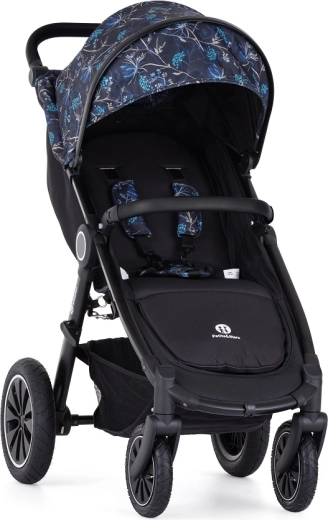 Kinderwagen PETITE&MARS Street+ Air Black Limited met luchtbanden