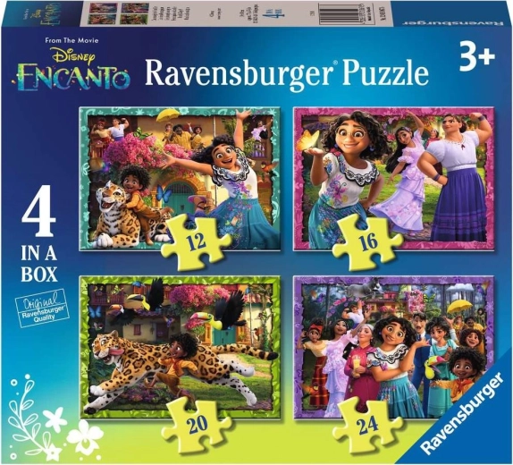 RAVENSBURGER Puzzel Encanto 4-in-1 (12, 16, 20, 24 stukjes)