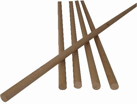 Gladde houten deuvel 8 mm FSC (5 stuks = 4 lm)