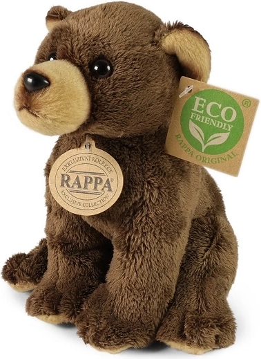 Rappa pluchen bruine zittende beer 15 cm Eco-Friendly