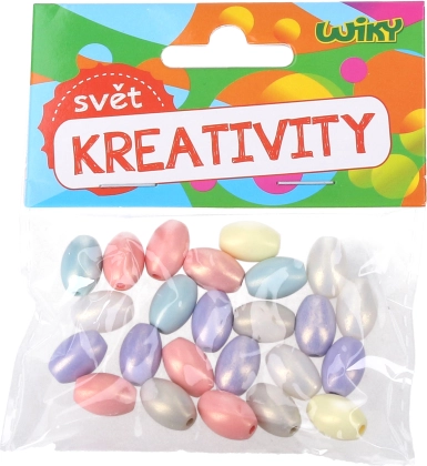 Gekleurde kralen – mix van pastelkleuren 15 g