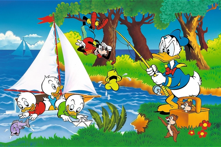 Puzzel Avontuur bij het meer 160 stukjes