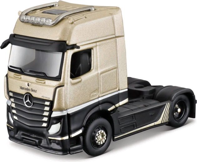 Maisto Mercedes-Benz Actros 1851 goud-zwart 1:64