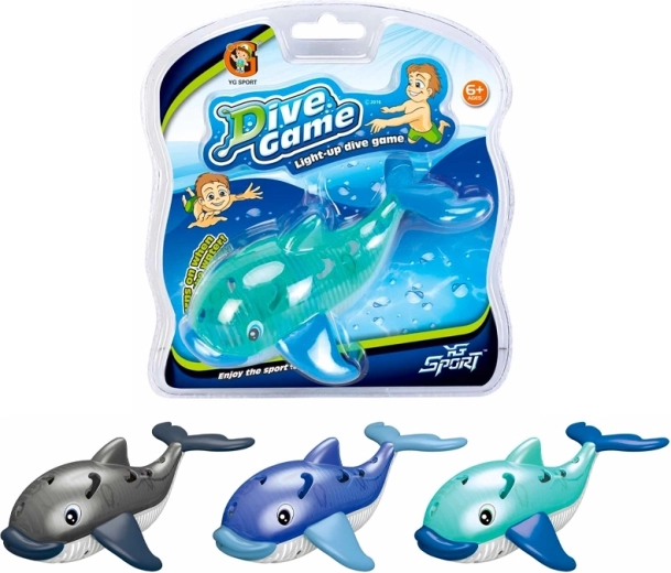 Sparkys duikende walvis met licht (3 soorten)