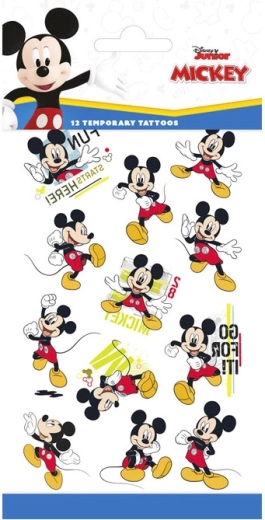 Tijdelijke tattoo MICKEY 10 × 20 cm