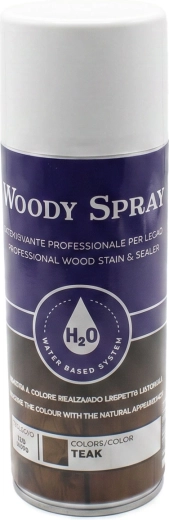 Professionele beits en grondverf voor hout voor buitengebruik, in teak tint, 400 ml