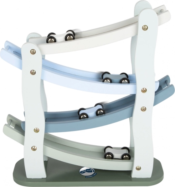 Houten racebaan voor auto's Blue – small foot