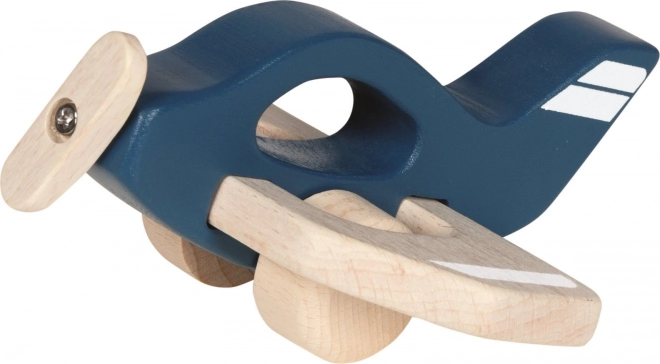 Goki houten vliegtuig met propeller