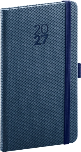Notique zakagenda Diamante 2027 blauw 9 × 15,5 cm