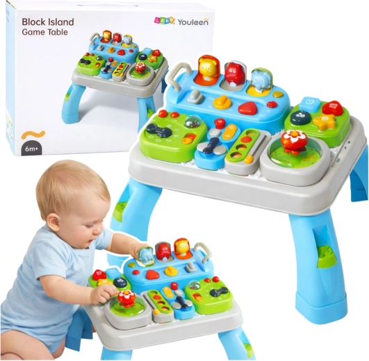 Interactieve educatieve tafel voor baby’s met geluiden 6m+