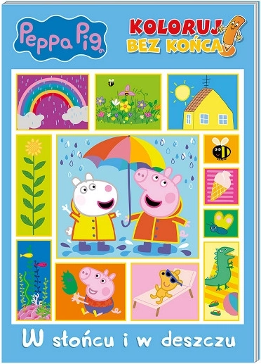 Peppa Pig – Eindeloze kleurplaten 3: In de zon en in de regen