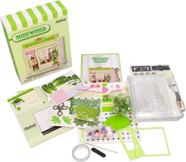 i-Total mini bloemenwinkel – DIY-diorama om in elkaar te zetten